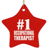 Number One #1 Occupational Therapist - Star Ornament