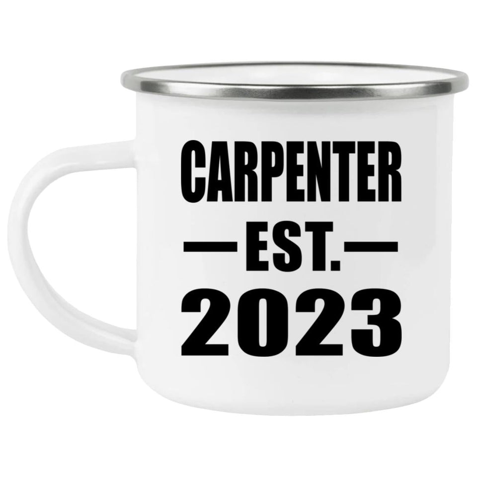 Carpenter Established EST. 2023 - 12oz Camping Mug