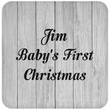 Jim Baby's First Christmas - Drink Coaster F