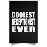 Coolest Receptionist Ever - Poster Portrait