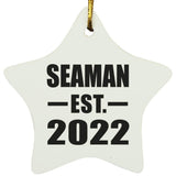 Seaman Established EST. 2022 - Star Ornament