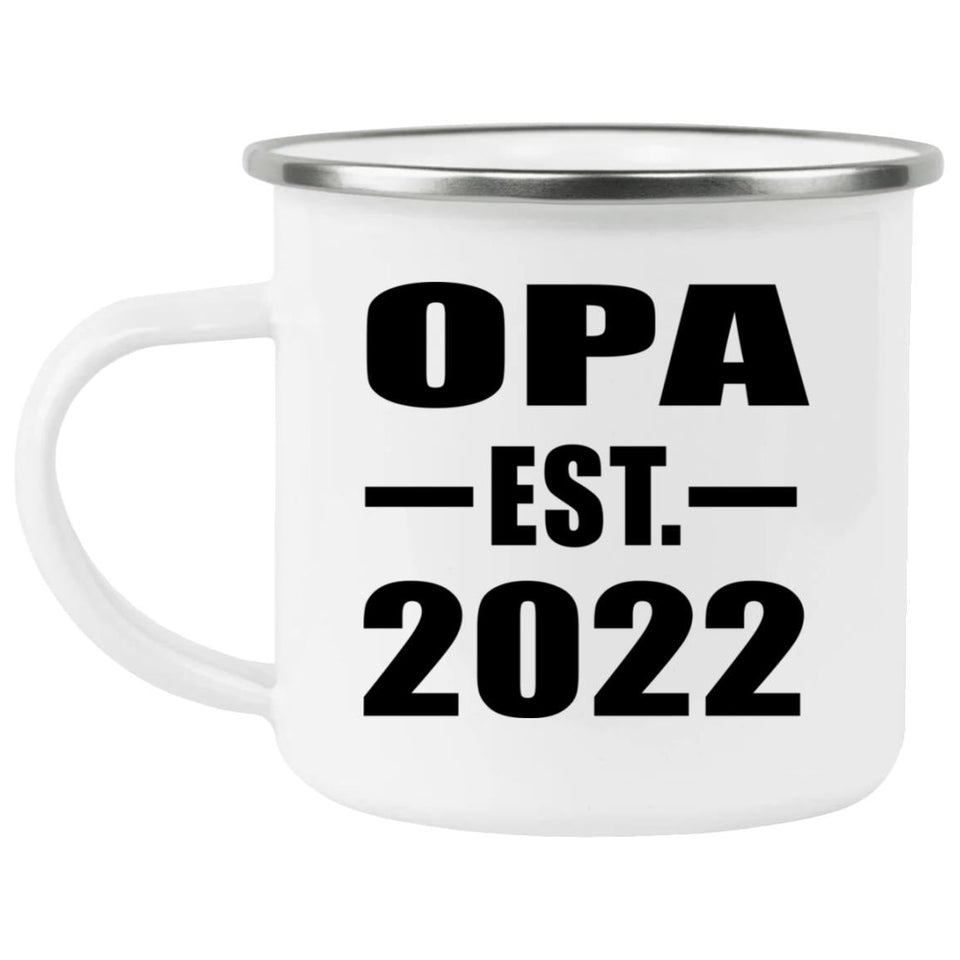 Opa Established EST. 2022 - 12oz Camping Mug