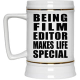 Being Film Editor Makes Life Special - Beer Stein