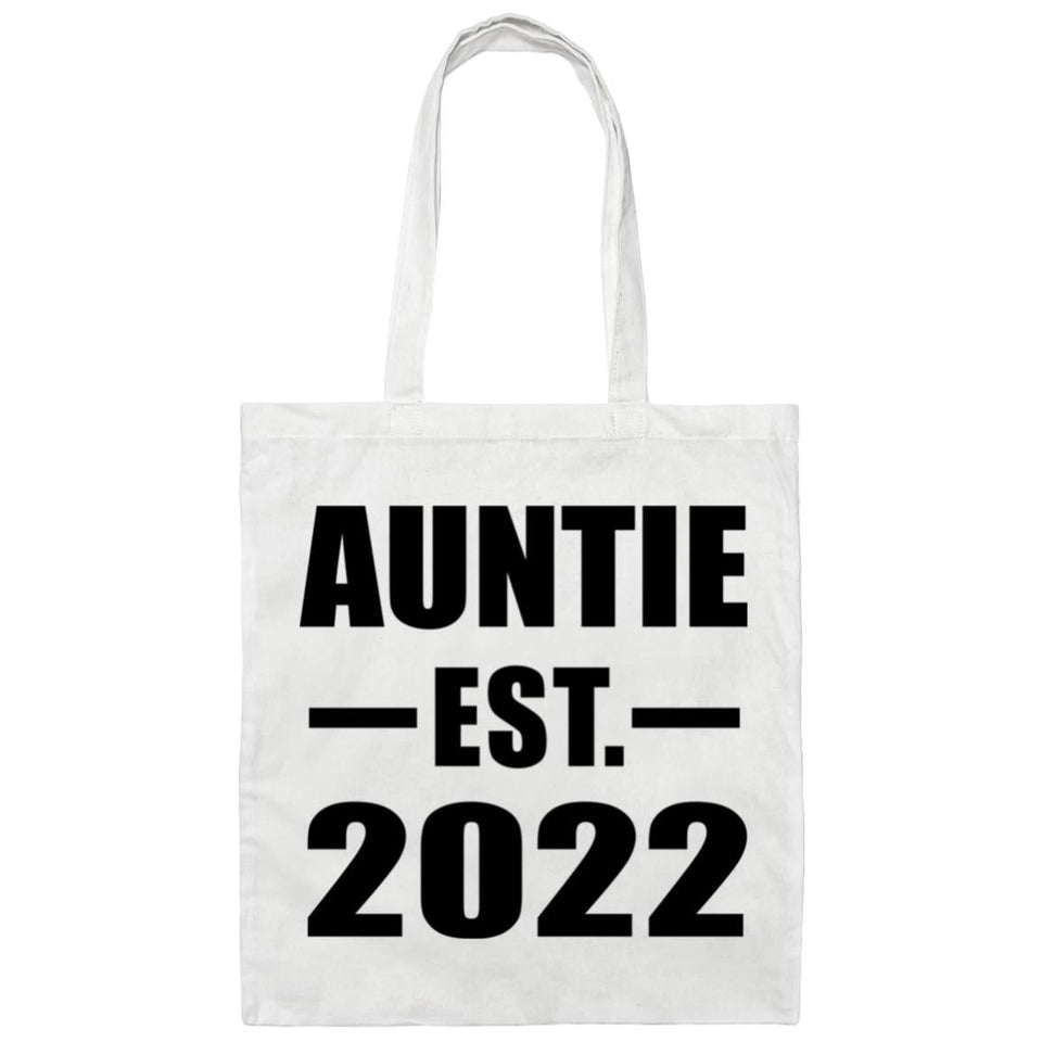 Auntie Established EST. 2022 - Tote Bag White