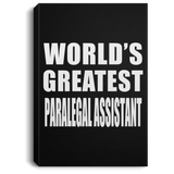 World's Greatest Paralegal Assistant - Canvas Portrait
