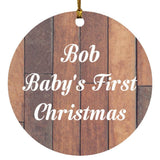 Bob Baby's First Christmas - Circle Ornament E
