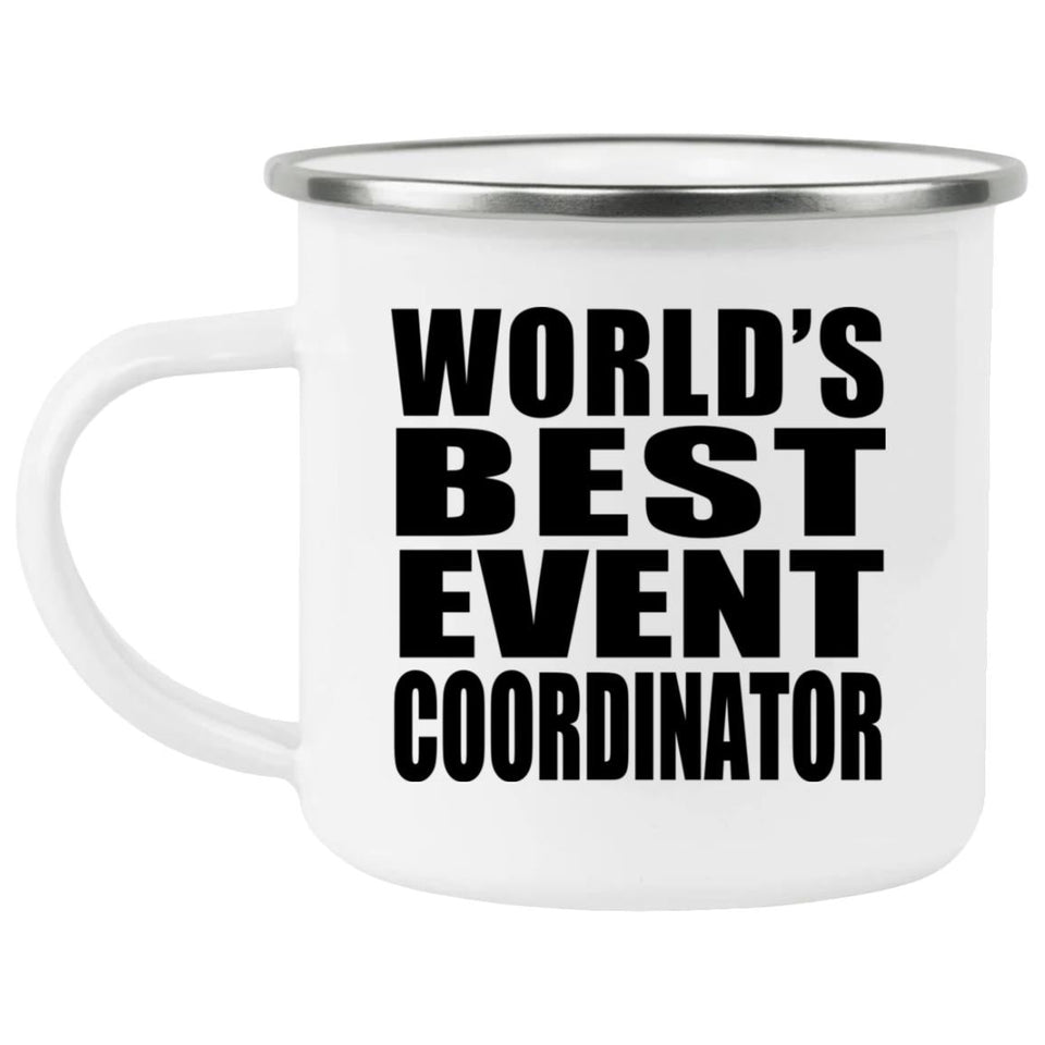 World's Best Event Coordinator - 12oz Camping Mug