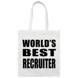 World's Best Recruiter - Tote Bag White