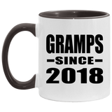 Gramps Since 2018 - 11oz Accent Mug Black