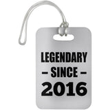 8th Birthday Legendary Since 2016 - Luggage Bag Tag