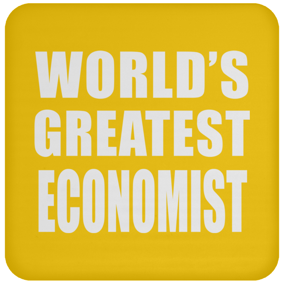 World's Greatest Economist - Drink Coaster