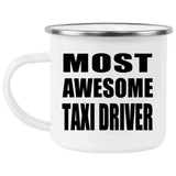 Most Awesome Taxi Driver - 12oz Camping Mug