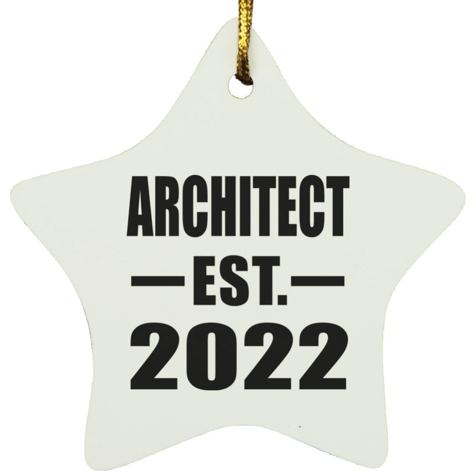 Architect Established EST. 2022 - Star Ornament