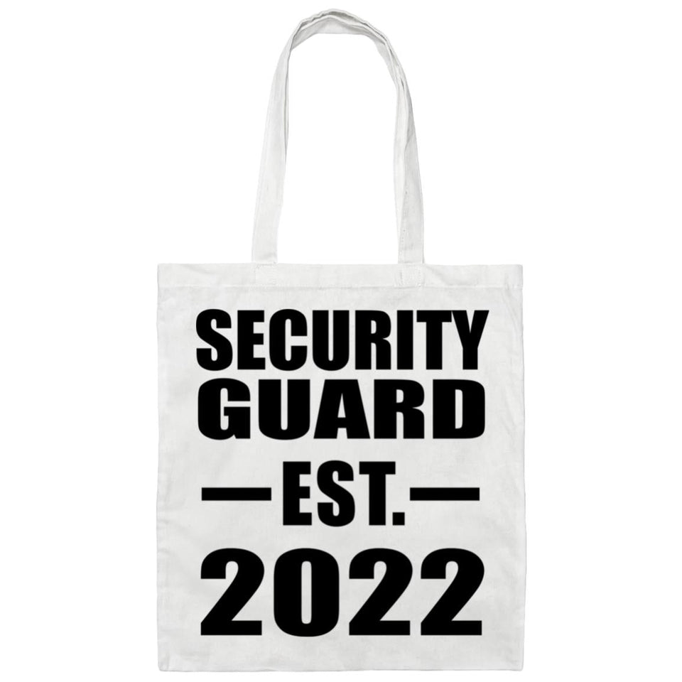 Security Guard Established EST. 2022 - Tote Bag White