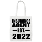 Insurance Agent Established EST. 2022 - Tote Bag White