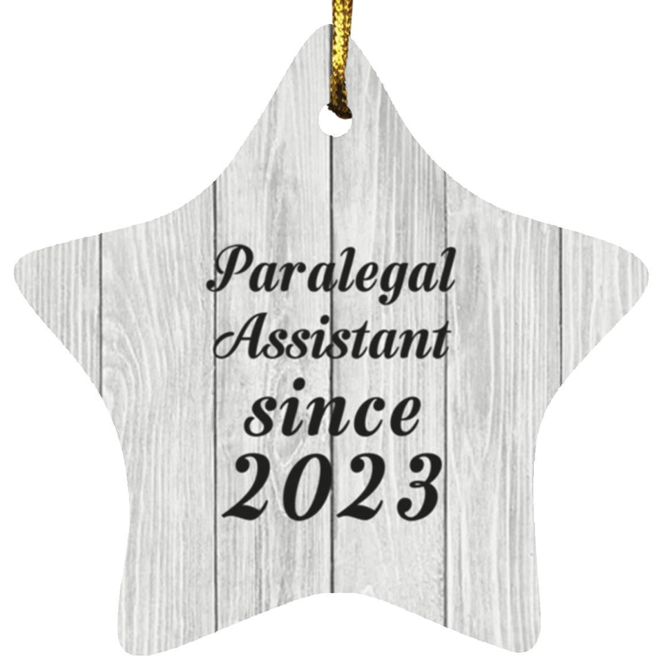 Paralegal Assistant Since 2023 - Star Ornament F