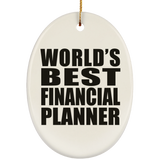 World's Best Financial Planner - Oval Ornament