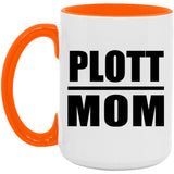 Plott Mom - 15oz Accent Mug Orange