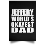 Jeffery World's Okayest Dad - Poster Portrait