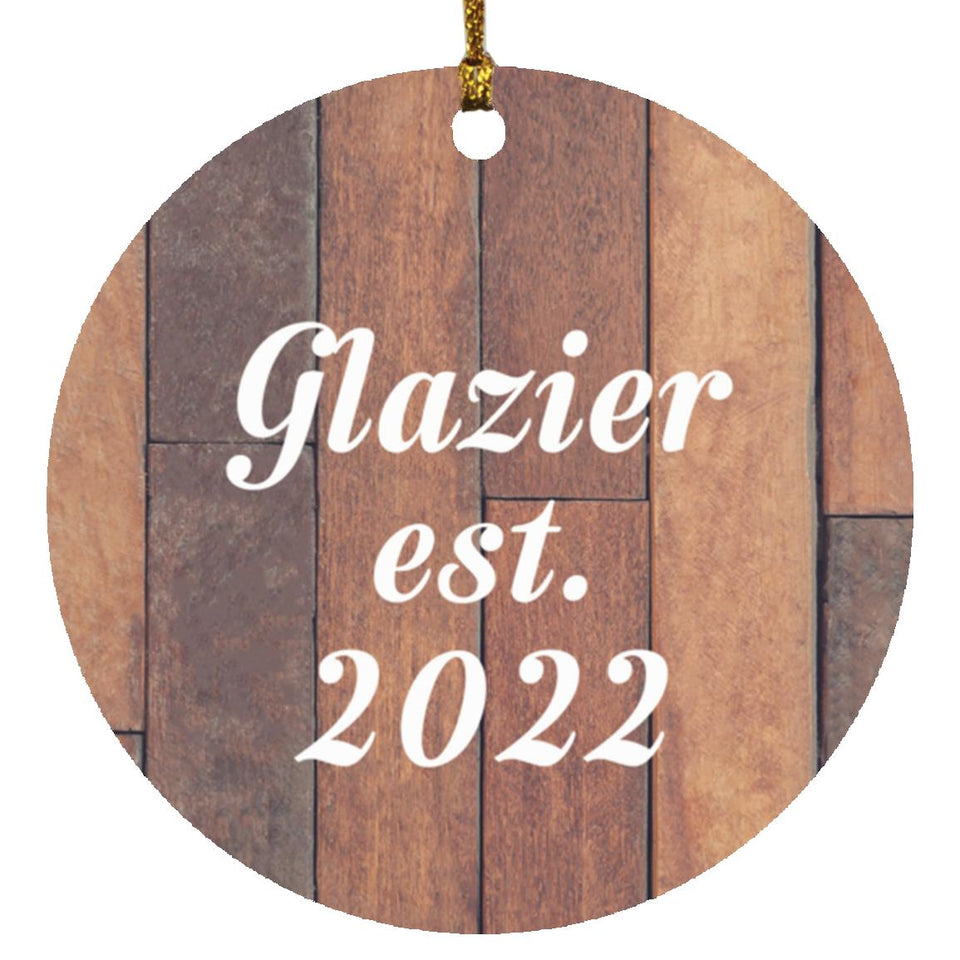 Glazier Established Est. 2022 - Circle Ornament E