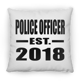 Police Officer Established EST. 2018 - Throw Pillow