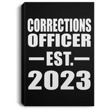 Corrections Officer Established EST. 2023 - Canvas Portrait