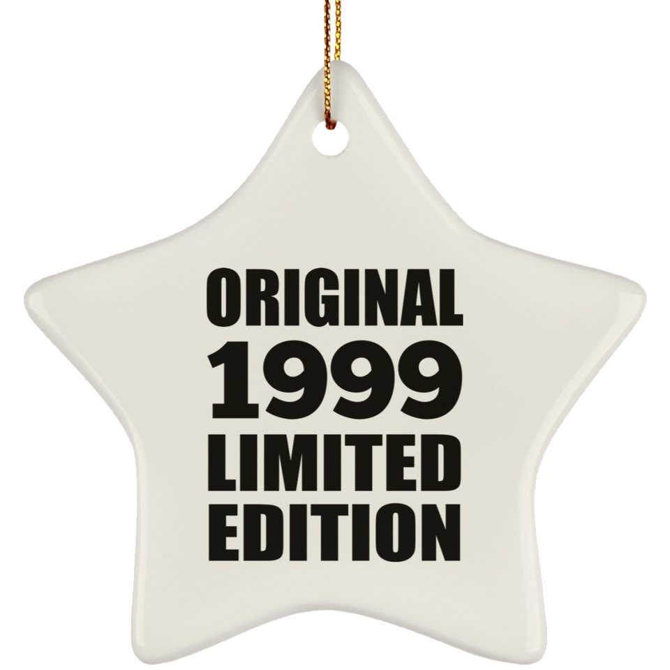 25th Birthday Original 1999 Limited Edition - Star Ornament