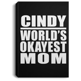 Cindy World's Okayest Mom - Canvas Portrait