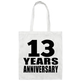 13th Anniversary 13 Years - Tote Bag White