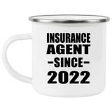 Insurance Agent Since 2022 - 12oz Camping Mug