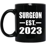 Surgeon Established EST. 2023 - 11oz Coffee Mug Black