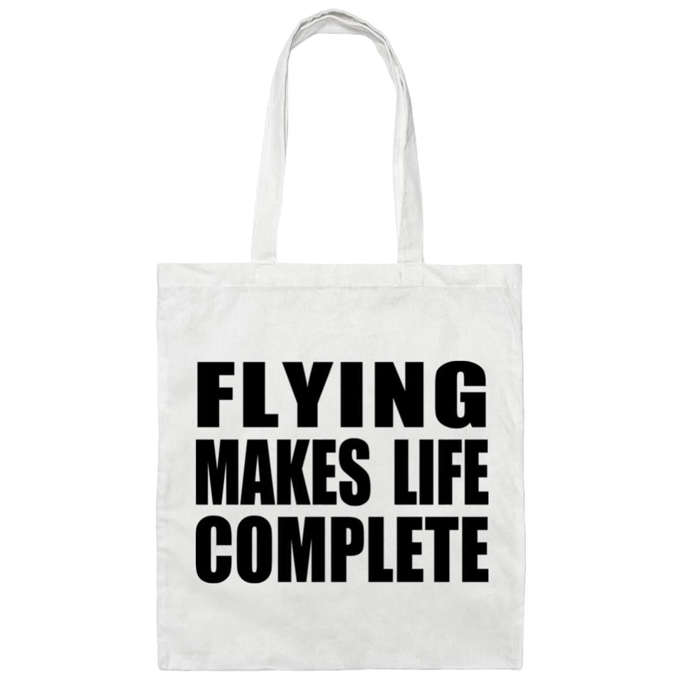 Flying Makes Life Complete - Tote Bag White
