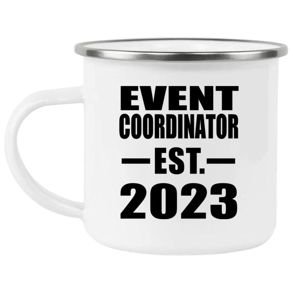 Event Coordinator Established EST. 2023 - 12oz Camping Mug
