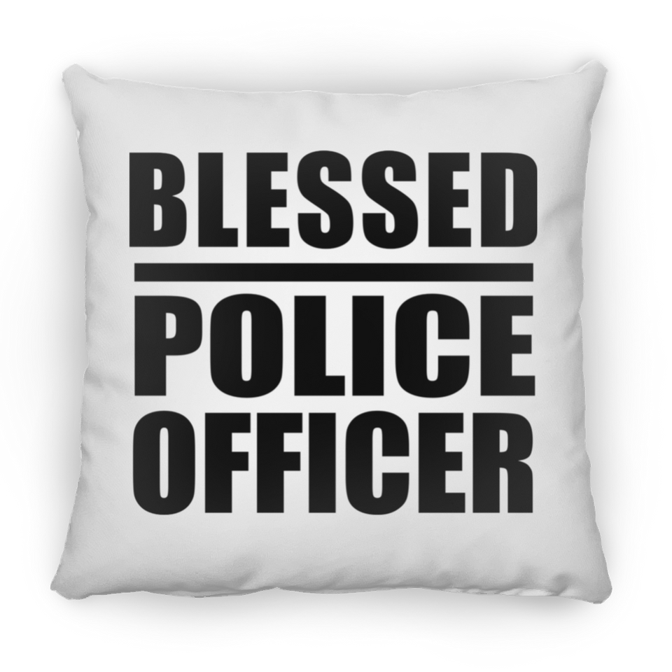 Blessed Police Officer - Throw Pillow