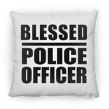 Blessed Police Officer - Throw Pillow