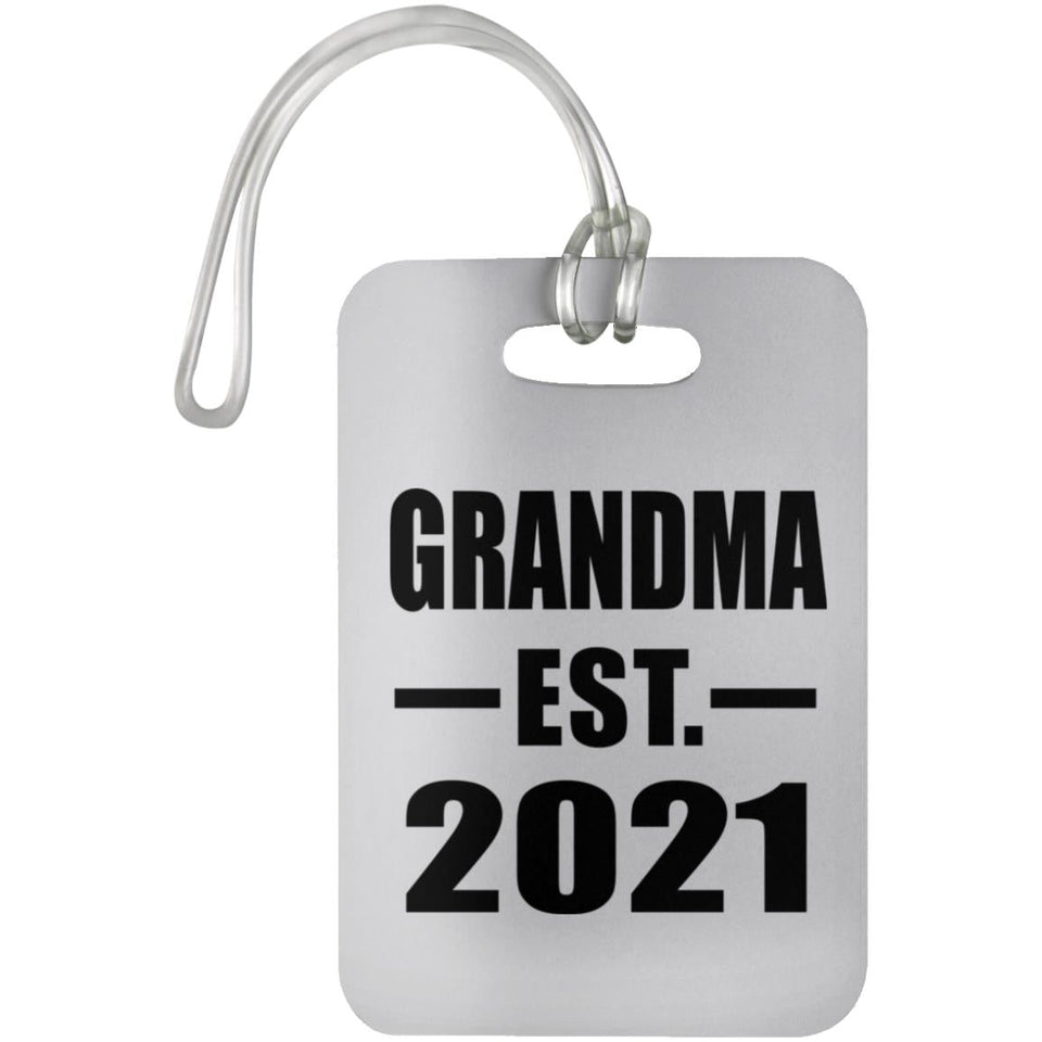 Grandma Established EST. 2021 - Luggage Bag Tag