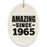 59th Birthday Amazing Since 1965 - Oval Ornament