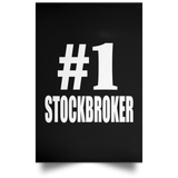 Number One #1 Stockbroker - Poster Portrait
