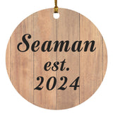 Seaman Established Est. 2024 - Circle Ornament C