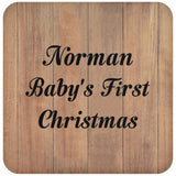 Norman Baby's First Christmas - Drink Coaster C