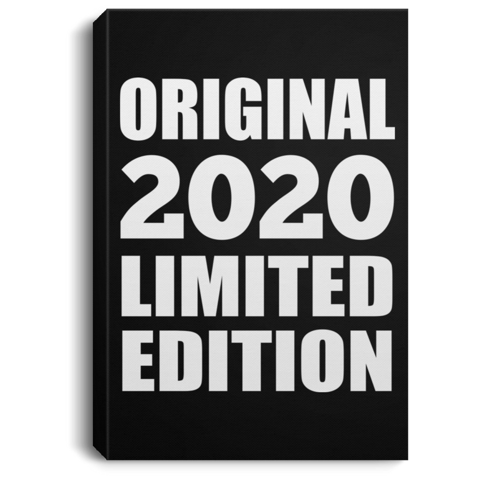 4th Birthday Original 2020 Limited Edition - Canvas Portrait