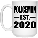 Policeman Established EST. 2020 - 15oz Coffee Mug