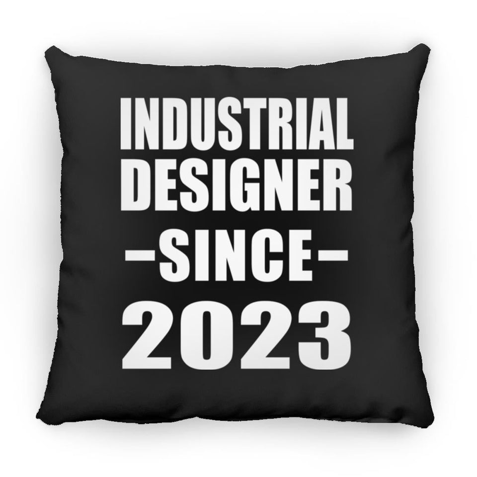 Industrial Designer Since 2023 - Throw Pillow Black