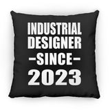 Industrial Designer Since 2023 - Throw Pillow Black