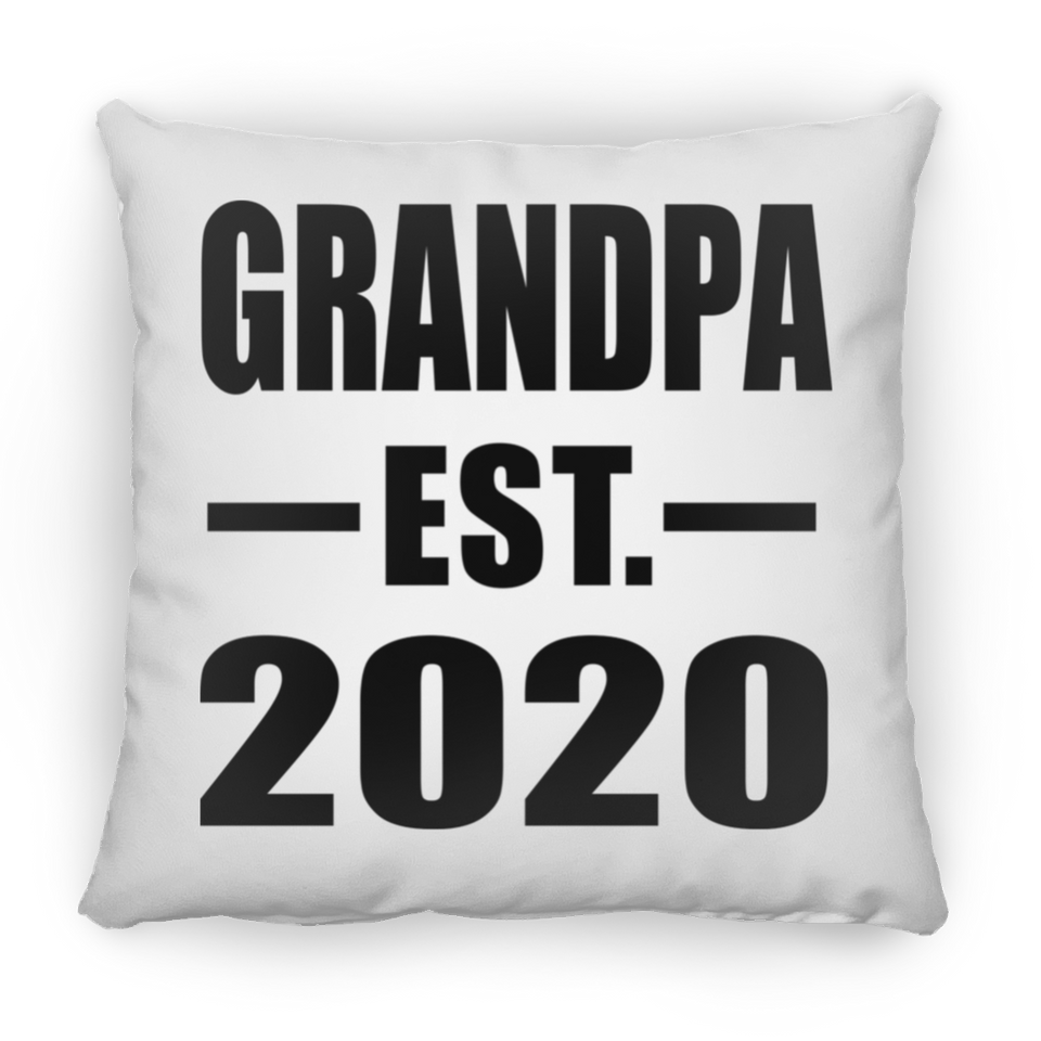 Grandpa Established EST. 2020 - Throw Pillow