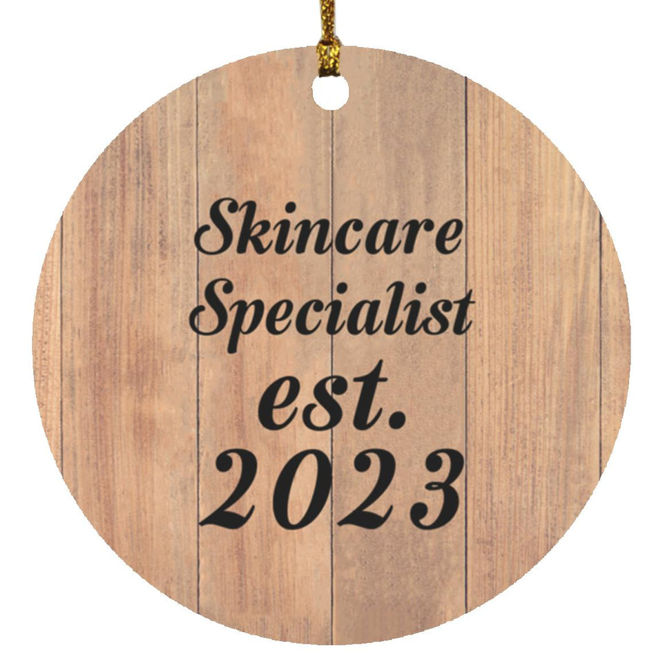 Skincare Specialist Established Est. 2023 - Circle Ornament C