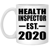 Health Inspector Established EST. 2020 - 11oz Coffee Mug