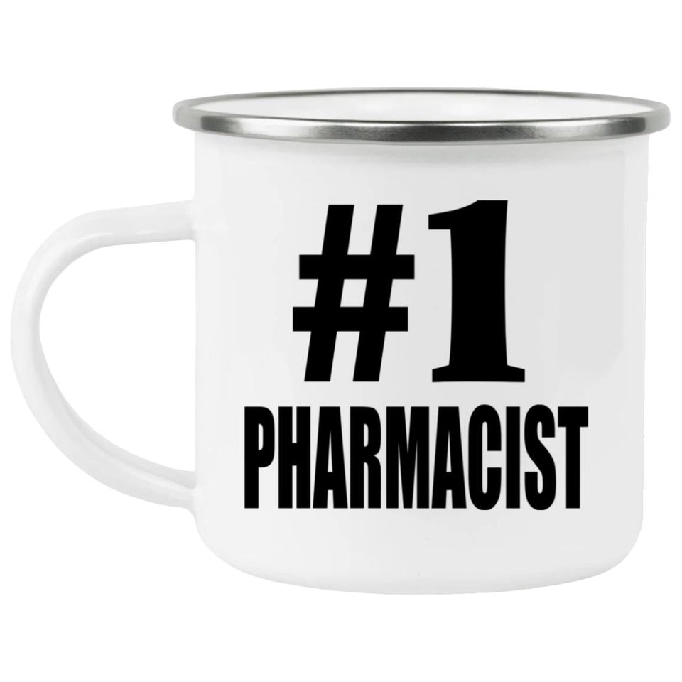 Number One #1 Pharmacist - 12oz Camping Mug