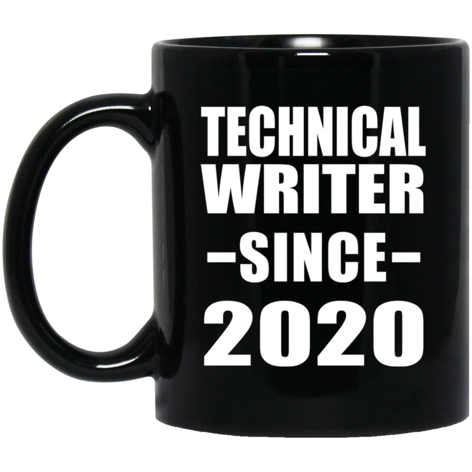 Technical Writer Since 2020 - 11oz Coffee Mug Black