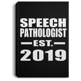 Speech Pathologist Established EST. 2019 - Canvas Portrait